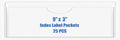 Origin-Joy 25 PCS Self-Adhesive Index Label Pockets by Origin-Joy
