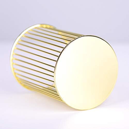 HSYMQ Gold Metal Pen Holder for Desk, Makeup Brushes Cup, Pencil Holders - Image 2