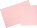 LUXPaper 9" x 12" Presentation Folders | Two Pocket | Candy Pink | 100lb. Cover by LUXPaper