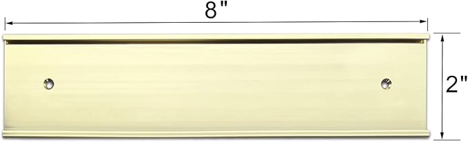 Nameplate Holder Wall or Door 5Pack | Open holes Double Sided Tape - Image 3
