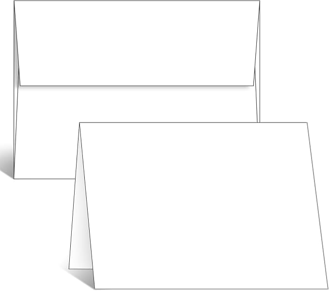 Blank Cards With Envelopes 5x7 by AZAZA
