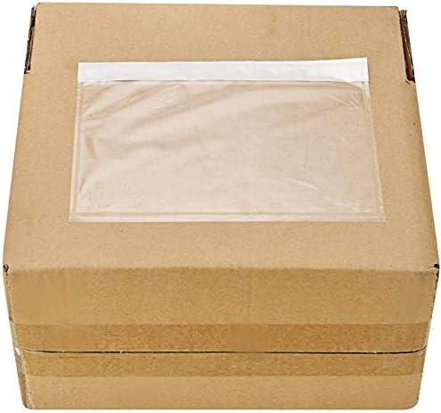 6" x 9" Clear Adhesive Packing List Envelopes Pouch Shipping Label Envelopes - Image 3