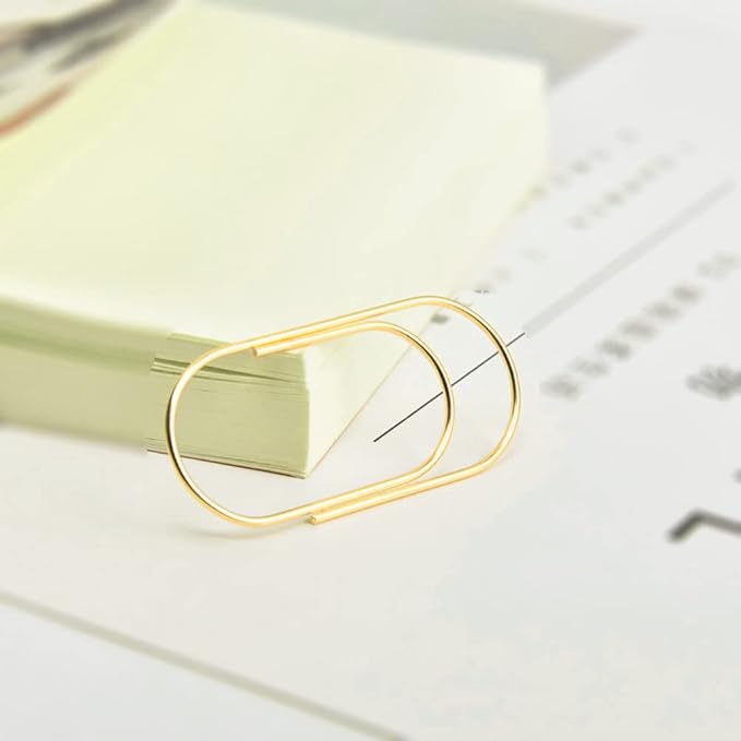 Gold Jumbo Big Paper Clips - Image 2