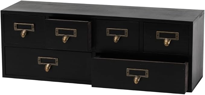 Apothecary Drawers Wooden Storage Box Vintage Wooden Drawers Wood Desktop by Unknown