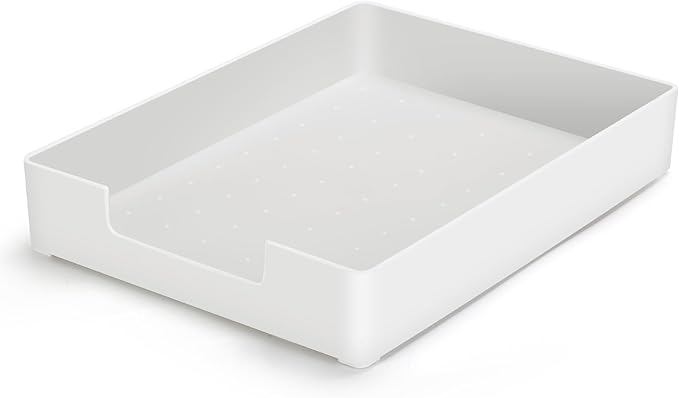 Letter-Size Tray Desk Letter Tray Paper Tray, Sturdy Heavy-Duty Plastic Printer by AZFUNN