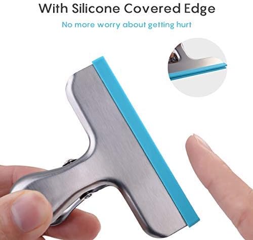 HOUSE AGAIN 12 Pack 3 Sizes Stainless Steel Chip Bag Clips Covered - Image 9