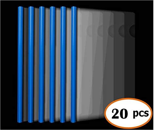 Plastic File Folder 10mm Sliding Bar Report Covers, 40 Sheet Capacity, - Image 2