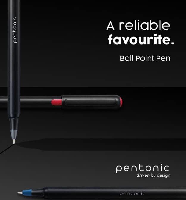 Pentonic Ballpoint Pens In Pen Organizer, Bulk 50 Count, 1.0 mm Medium Point - Image 5