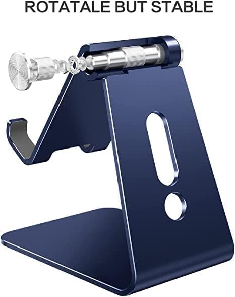 OMOTON Adjustable Cell Phone Stand, C2 Aluminum Desktop Phone Holder Dock - Image 5