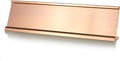 2" x 10" Aluminum Office Desk Nameplate Sign Holder 5 Pack by All+Quality