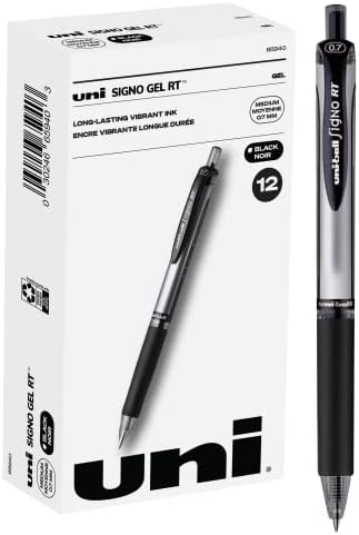 uniball Signo RT Gel Pens, Medium Point, 12 Pack - Image 4