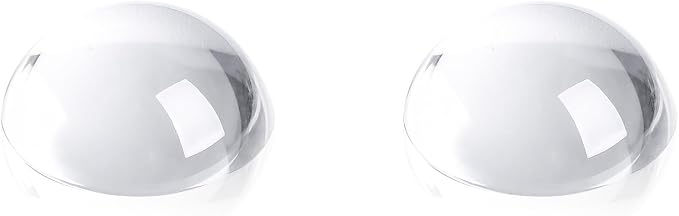 2pcs 1.6inch Crystal Dome Magnifying Paperweight, Reading Magnifier Glass Paper by SWTHONY