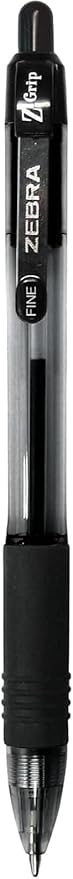 Zebra Pen Z-Grip Retractable Ballpoint Pen, Smooth-Flowing Ink, Fine Point - Image 2