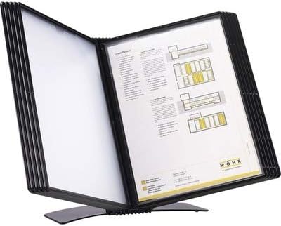 Tarifold Desktop Reference & Display System, 10 Double-Sided Pockets, 20 Sheet - Image 4