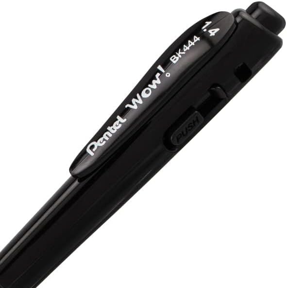 Pentel Wow! Retractable Super Smooth Ballpoint Pen, Bold Line, Triangular Barrel - Image 5
