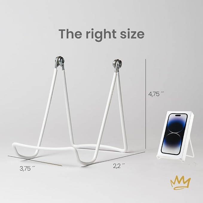 KINGDOM SOLUTIONS MADE IN USA 2-Pack Adjustable White Metal Easels - Image 4