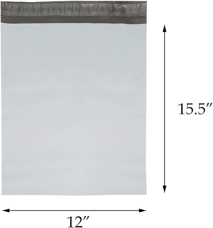 Poly Mailers 12"x15.5" Envelopes Shipping Bags Self Sealing, 4000 Bags - Image 2