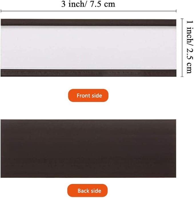 C Channel Magentic Label Holders 1x3 Inches - Image 7