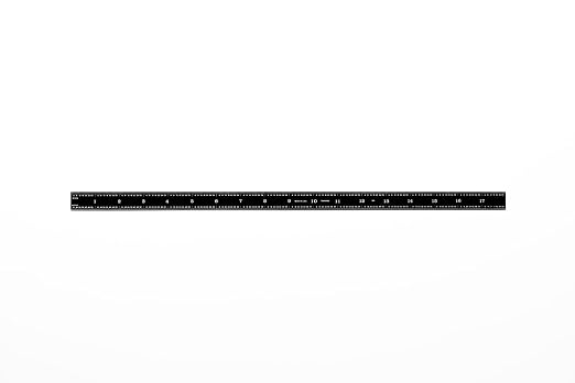 PEC Tools 18" Flexible Metal Ruler, Stainless Steel - Image 2