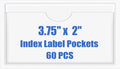 Origin-Joy 60 PCS Self Adhesive Index Card Pockets by Origin-Joy