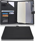 Wonderpool A4 PU Leather Portfolio Holder Ring File Document Case by Wonderpool