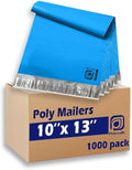 POLYSELLS 1000 pcs 10x13 Inches Blue Poly Mailers Shipping Envelopes, Strong by POLYSELLS