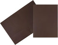 JAM PAPER Two Pocket Textured Linen Presentation Folders by JAMPaper