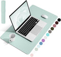 YSAGi Non-Slip Leather Desk Pad, Waterproof Laptop Computer Desk Keyboard Mat by YSAGi