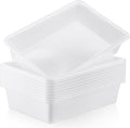 Hoteam 10 Pcs Flat Storage Organizer Tray Bin Paper Tray by Hoteam