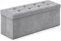 ALASDO 43 Inch Folding Storage Ottoman Bench by ALASDO