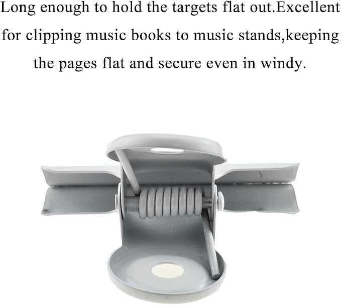 HAHIYO 2.5inch White Bulldog Clips Metal File Hinge Binder Clips Clamps Save - Image 4