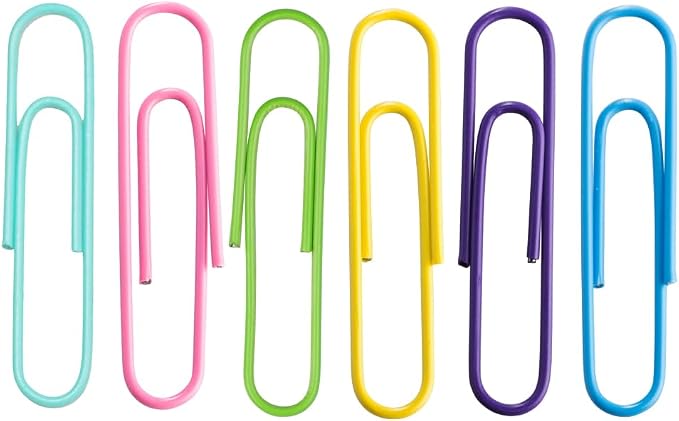 JAM PAPER Colorful Jumbo Paper Clips - Image 2