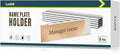 Lenink 6 Pack Name Plate Holder, Wall Mount Office Door Name Plate Holder by Lenink