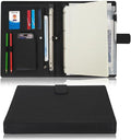 Wonderpool A4 PU Leather 3 & 4 Ring Holder Writing Portfolio Multi Document Case by Wonderpool