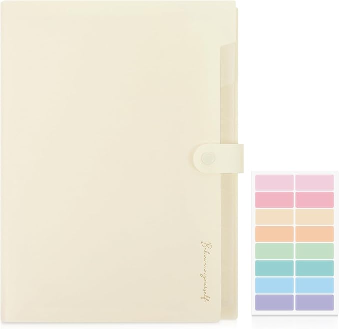 SKYDUE Expanding File Folder, Accordion File Organizer - Image 2