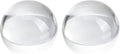 2Pcs 3.1inch Crystal Dome Magnifying Paperweight, Paper Weights by QFkris