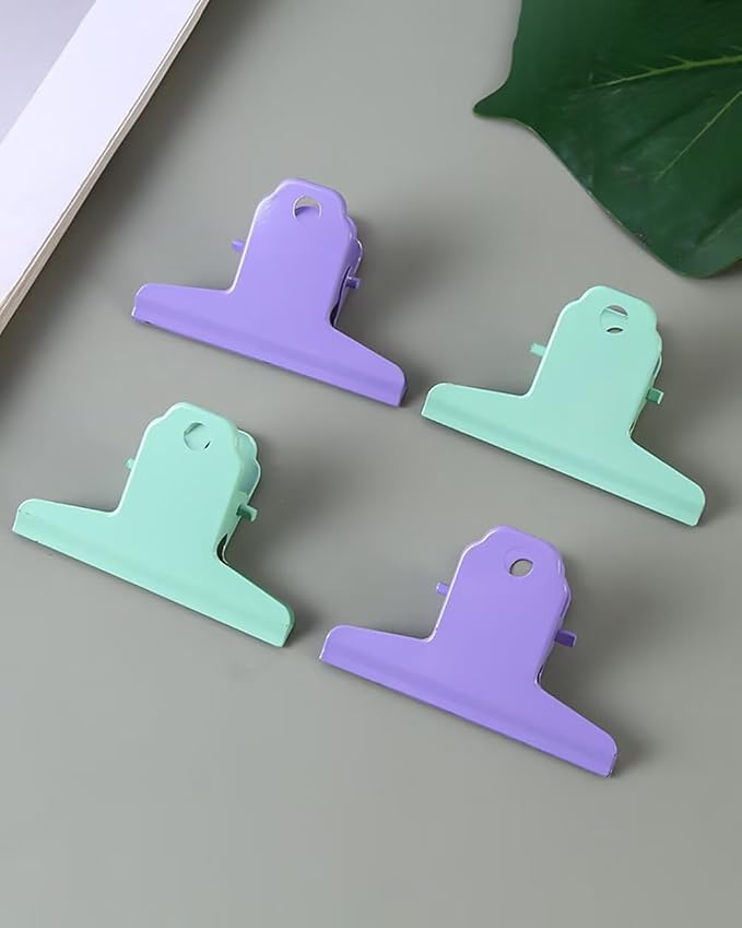 2PCS Extra Large Binder Clips Metal Bulldog Clips Large Paper Clamps Holder - Image 4