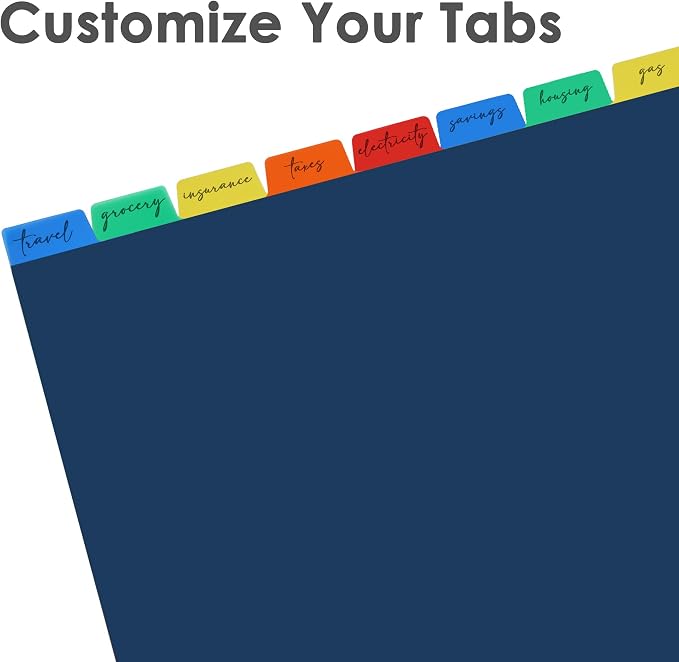 Darice 10-Tab Plastic Dividers 30 Pcs - Image 3