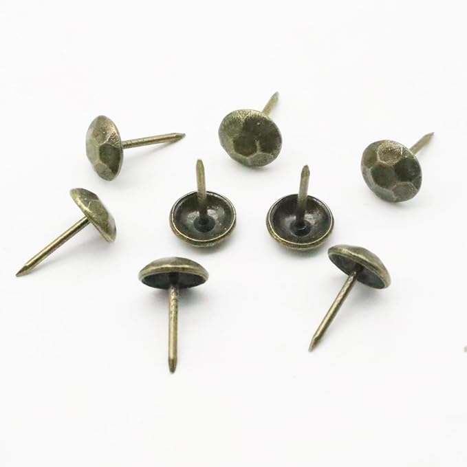 110pcs Upholstery Tacks for Furniture, Metal Upholstery Nails Decorative Thumb - Image 4
