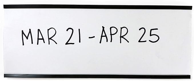SmartSign 3 x 8 inch Flexible 'C' Channel Shelf Label Holders - Image 4