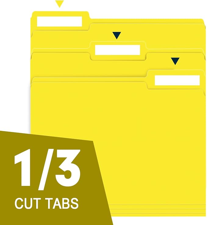 RAZCC File Folders, 1/3 Cut, Letter Size - Image 3