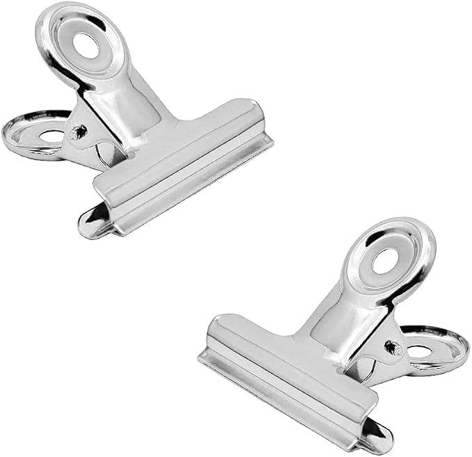 Bulldog Clips 0.86 Inch 30 PCS, Round Head Metal Bulldog Clips, 3 Colors - Image 3