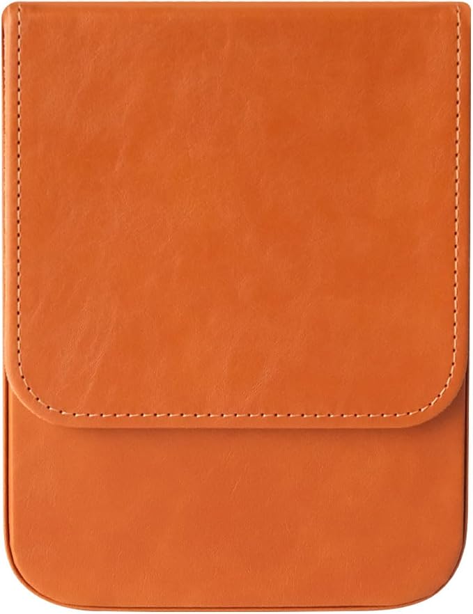 Leather 6 Fountain Pen/Pencil Tray Case, Magnetic Closure - Image 6