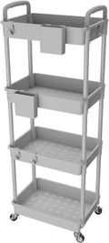 4 Tier Rolling Utility Cart by REBECAT