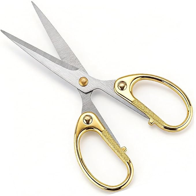 5" All Stainless Steel Office Scissors, Ultra Sharp Blade Shears, Sturdy Sharp - Image 5