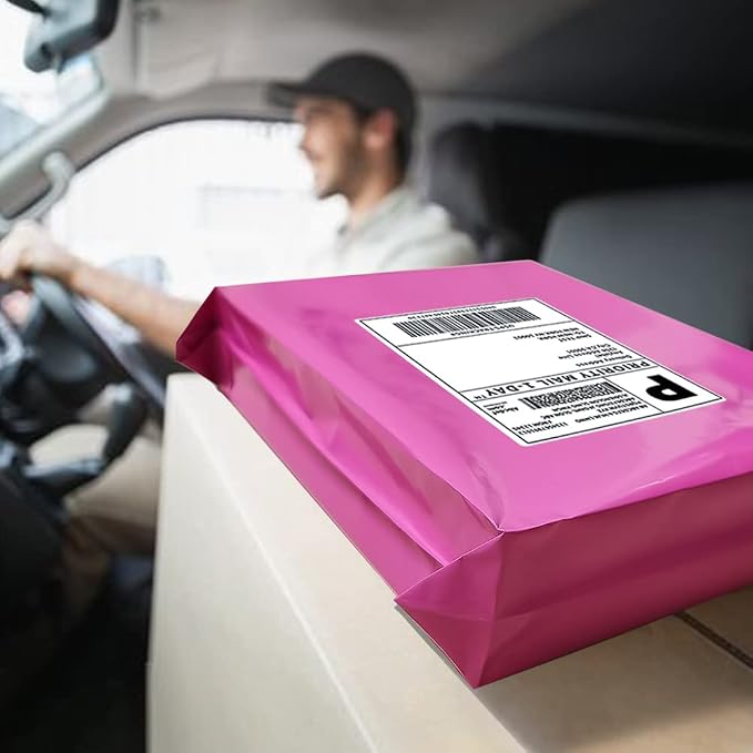 POLYSELLS 1000 pcs 6x9 Inches Pink Poly Mailers Shipping Envelopes, Strong - Image 8