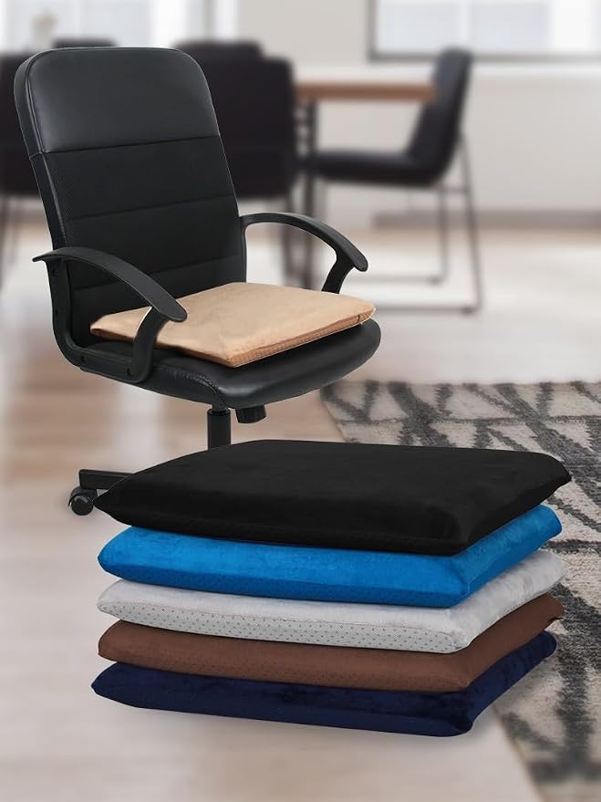 Augld Square Chair Seat Cushion Memory Foam Chair Cushion - Image 2