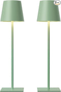 Kakanuo Green Cordless Rechargeable Table Lamp, 2 Pack Portable Desk Lamp by KakanuoLightings