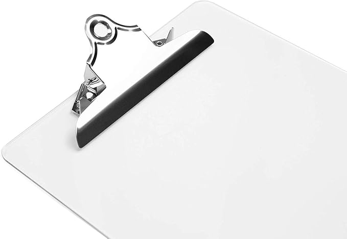 Plastic Transparent Clipboards Multi Pack Clipboard | Strong 12.5 x 9 Inch | - Image 3