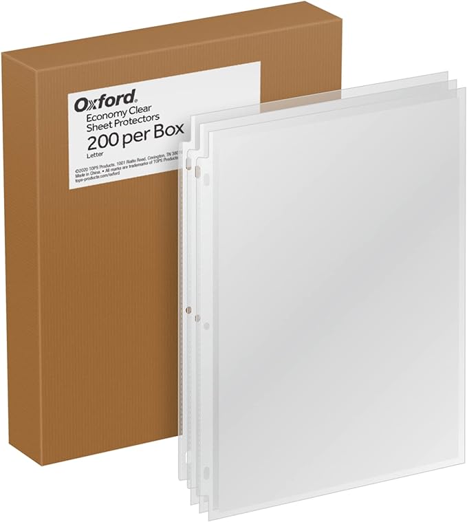 Oxford Sheet Protectors, Page Protectors by Oxford